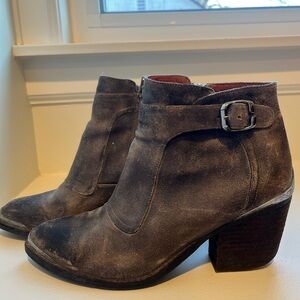Jeffrey Campbell : Maverick MT Ankle Booties with Buckle